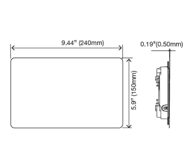 decorative inspection plate brushed stainless steel